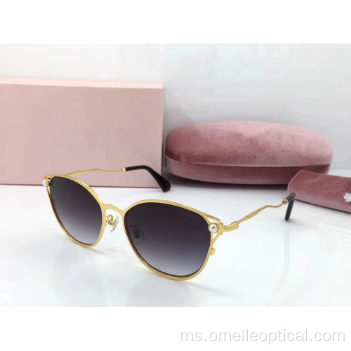 Sunglasses Bulat Penuh Bulat Untuk Wanita